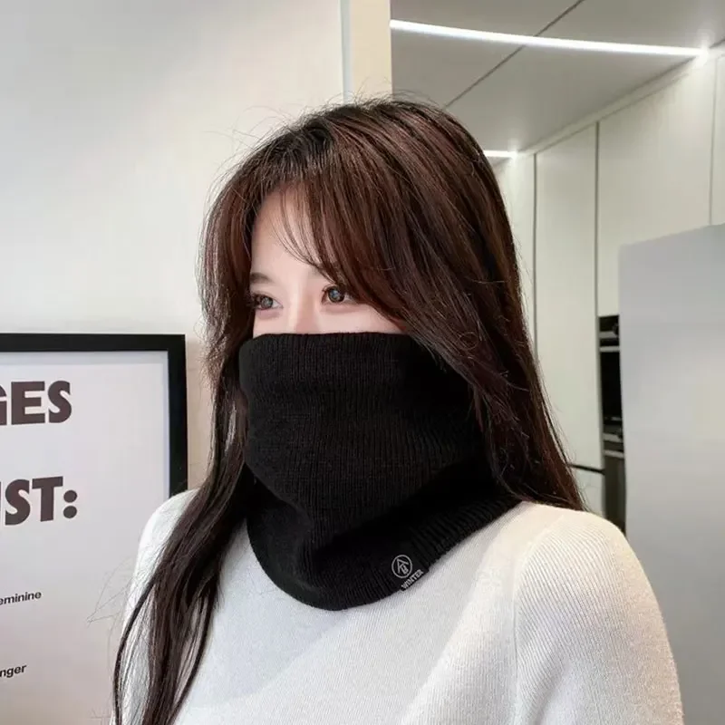 Fashion Women Knitted Scarf So - Muffler Men Wool บทวิจารณ์และราคา