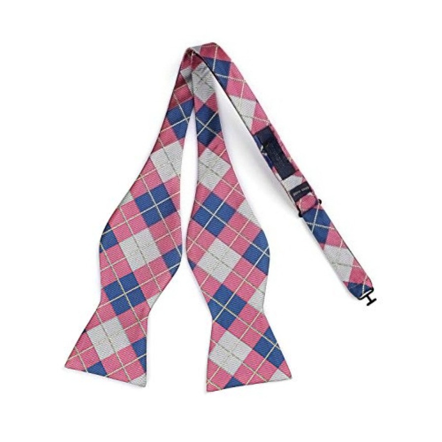 Bow Ties for Men Check Plaid S - Pocket Square Set บทวิจารณ์และราคา