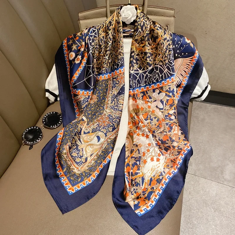 Light luxury 90 Silk scarf imi - Silk Tie Striped บทวิจารณ์และราคา