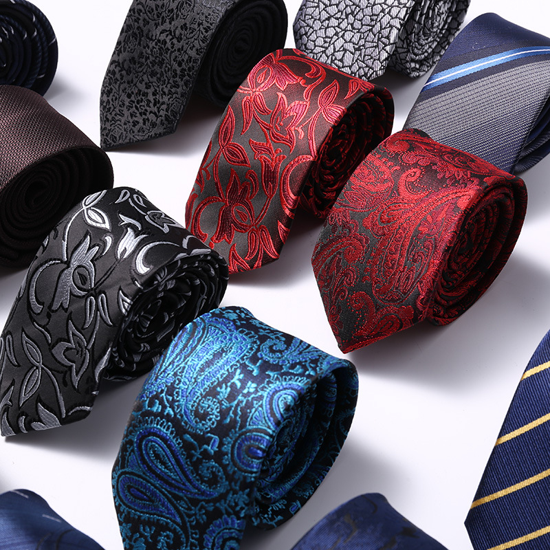 Luxury Skinny 6CM Mens Necktie - Skinny Tie Men บทวิจารณ์และราคา