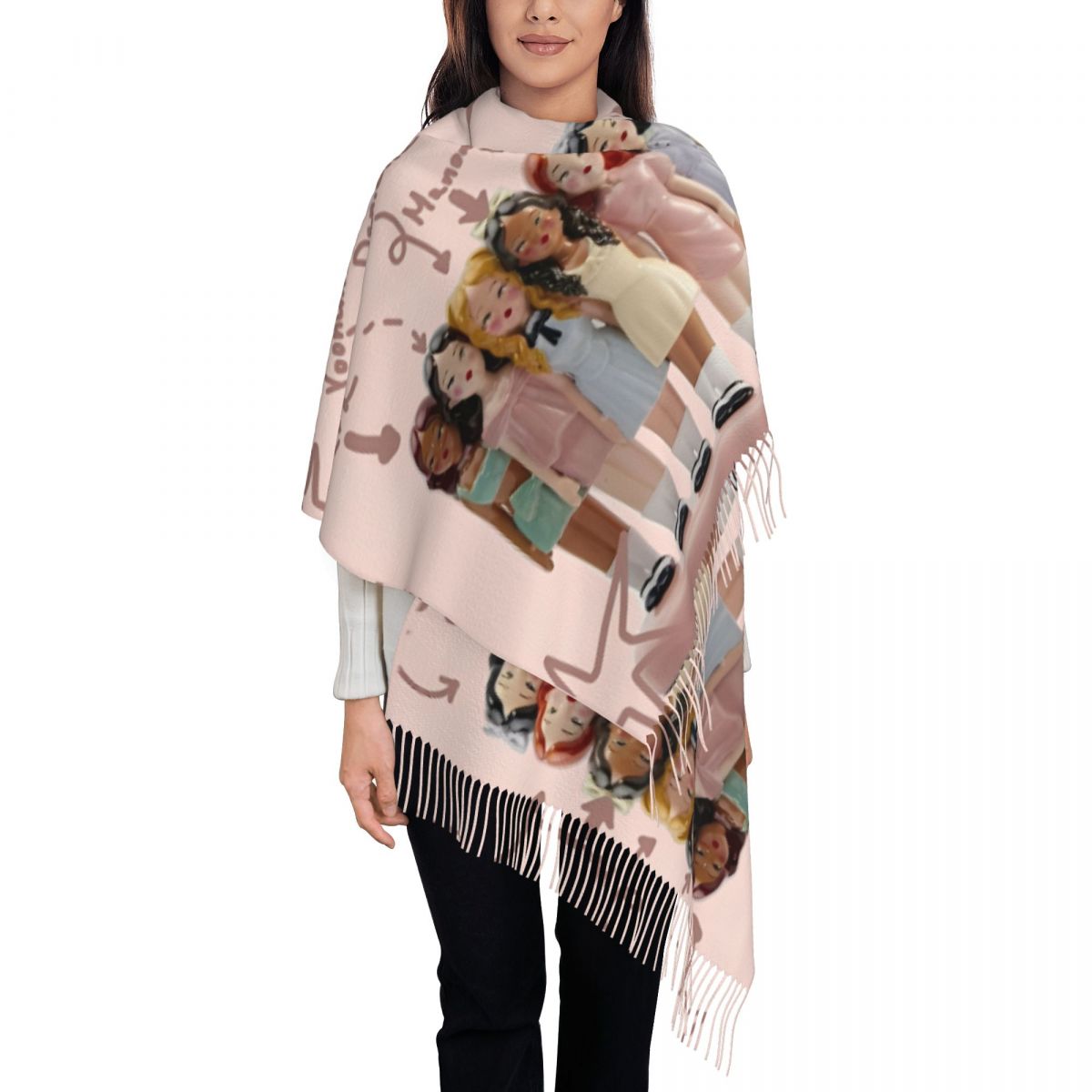 Katseye Kpop Idol Shawl Wrap W - Pashmina Wrap Large บทวิจารณ์และราคา