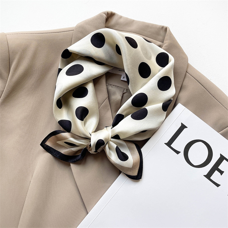 2024 New Pure Silk Scarf Small - Ascot Neck Scarf บทวิจารณ์และราคา