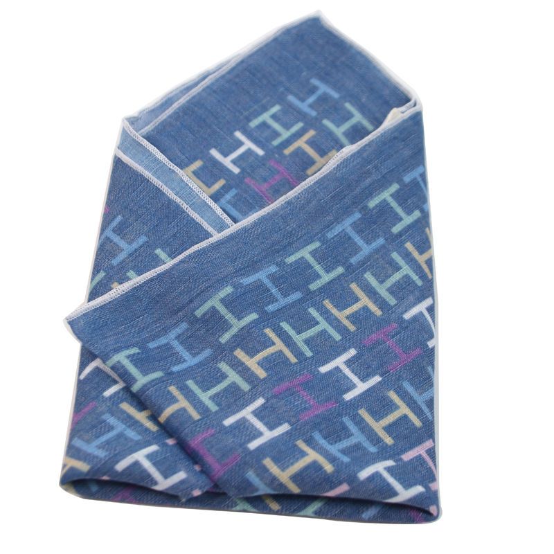Men's Square Scarf with Button - Scarf Silk Square บทวิจารณ์และราคา