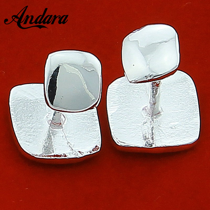 Hot Sale Silver Square Cufflin - Tie Clip Silver บทวิจารณ์และราคา