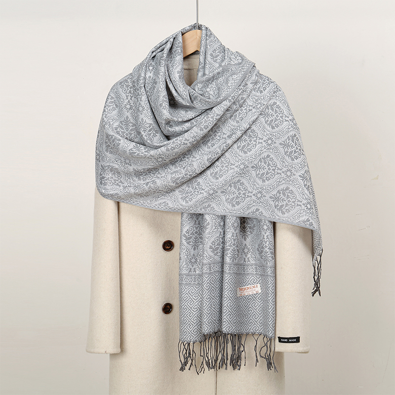 2024 Luxury Thick Cashmere Sca - Woven Scarf Blanket บทวิจารณ์และราคา