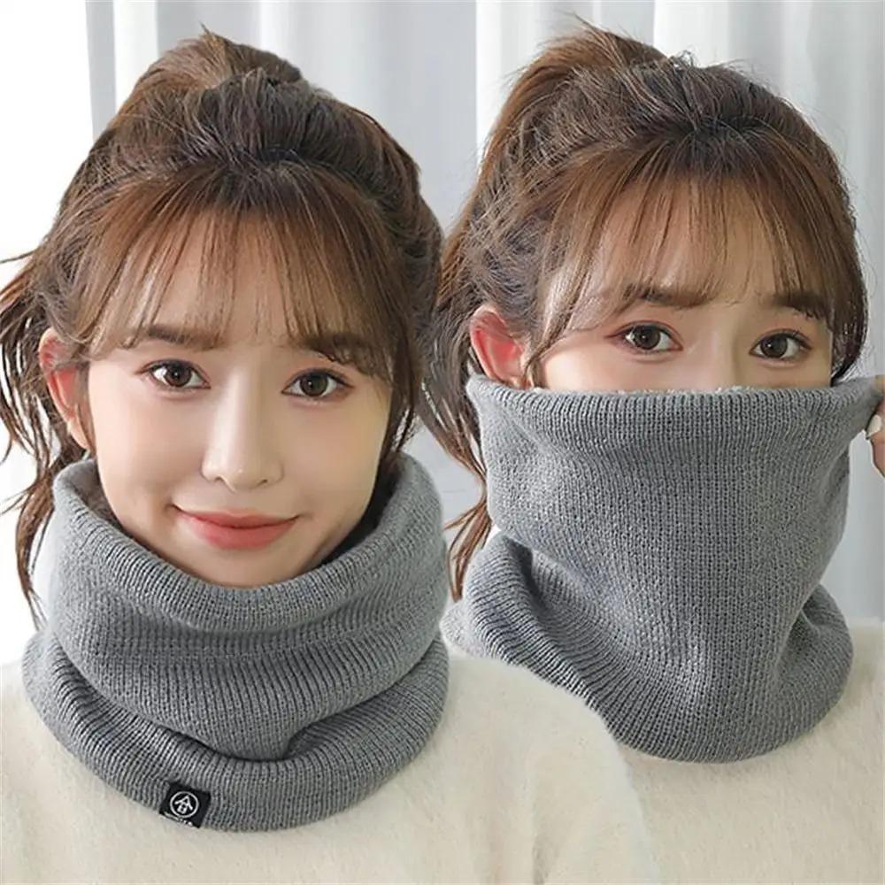 Fashion Women Knitted Scarf So - Muffler Men Wool บทวิจารณ์และราคา