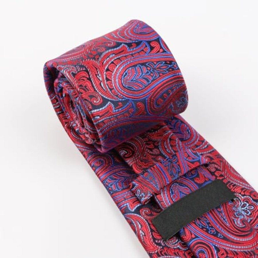 Mens Gradient Paisley Necktie  - Pocket Square Set บทวิจารณ์และราคา