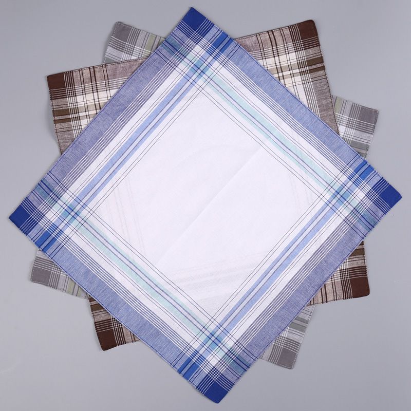 12Pcs Men's Pure Cotton Handke - Handkerchief Cotton Men บทวิจารณ์และราคา