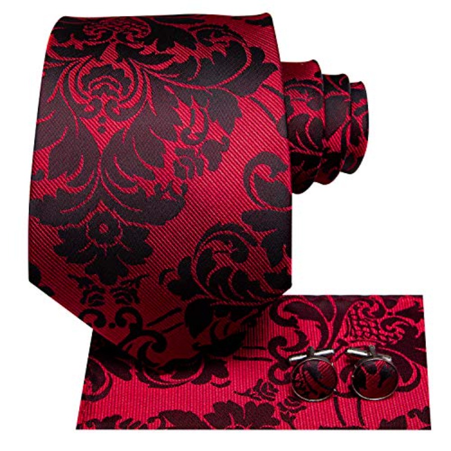 Silk Ties for Men Plaid Paisle - Silk Tie Striped บทวิจารณ์และราคา