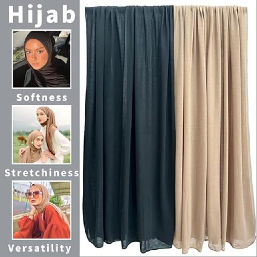 Muslim Hijab for Women Scarf L - Head Wrap Turban บทวิจารณ์และราคา