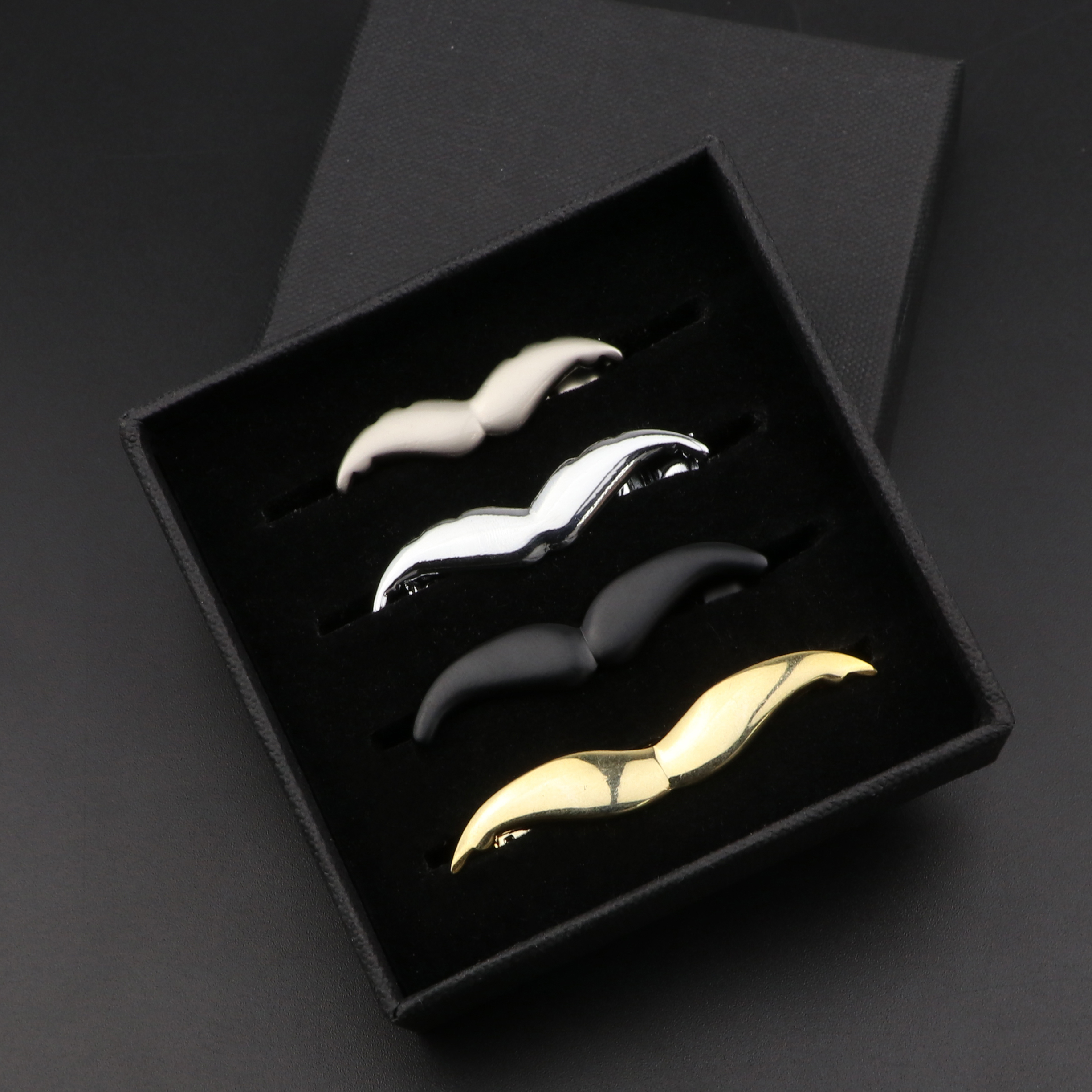 Fashion Metal Men Tie Clip Set - Tie Bar Set Gift บทวิจารณ์และราคา