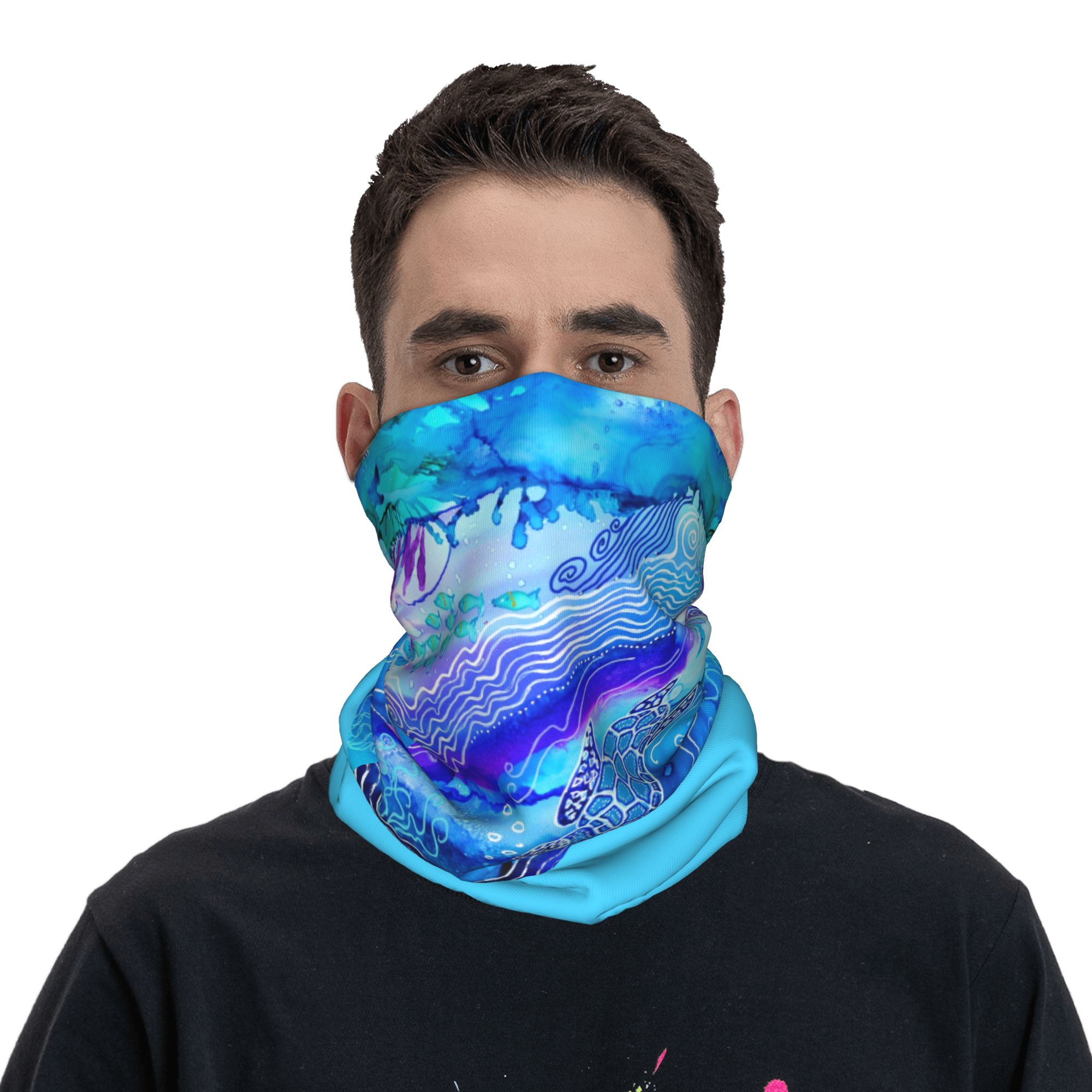 Custom Ocean Turtle Dive Winte - Neck Warmer Tube บทวิจารณ์และราคา