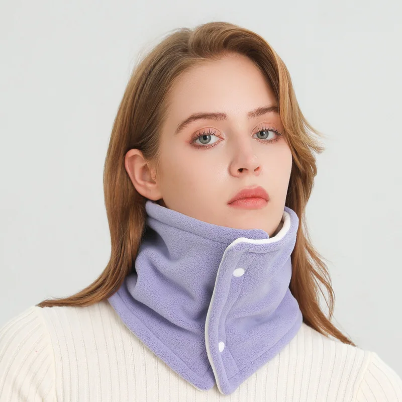 Plush Thick Neck Scarf Women M - Infinity Scarf Knit บทวิจารณ์และราคา