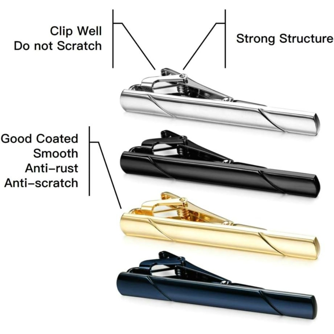 Father's Day Gift Men's Tie Cl - Tie Bar Set Gift บทวิจารณ์และราคา