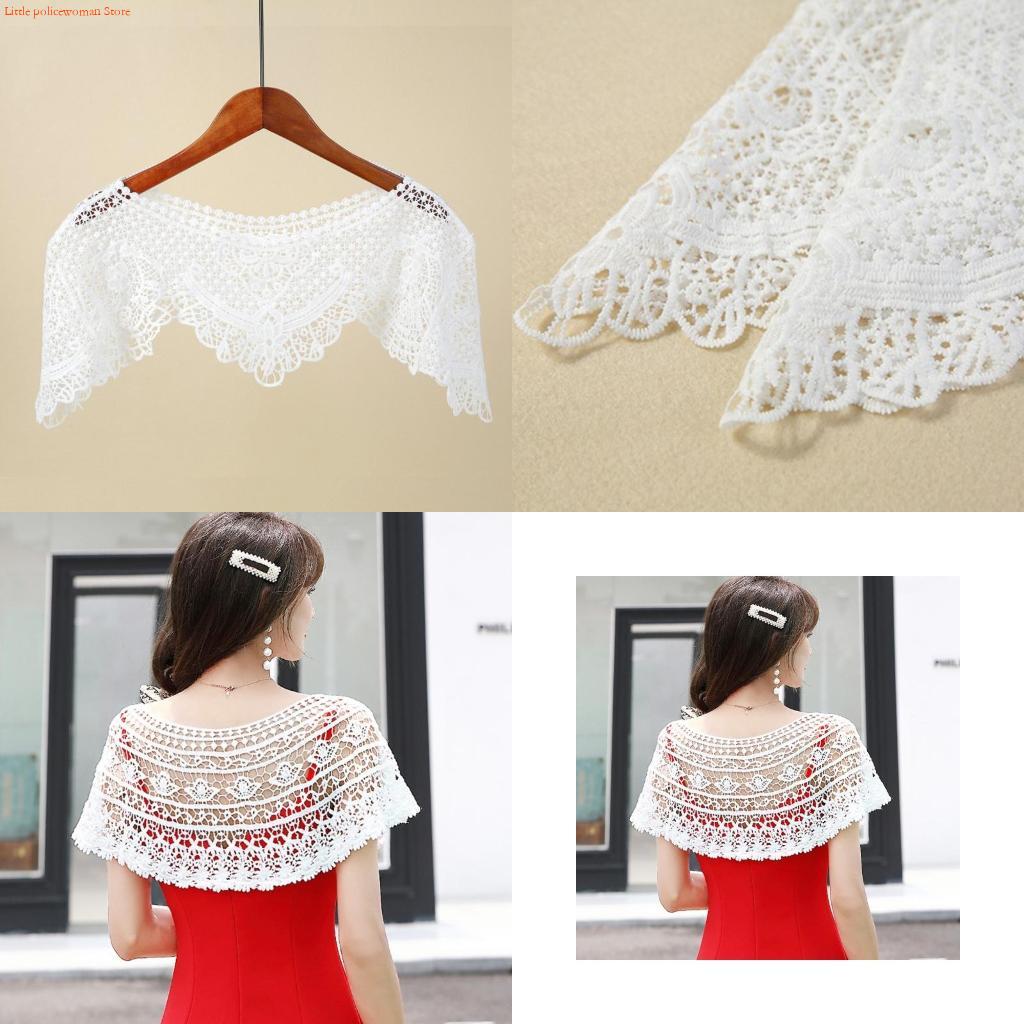 F92D Women Embroidery Floral L - Stole Wedding Shawl บทวิจารณ์และราคา