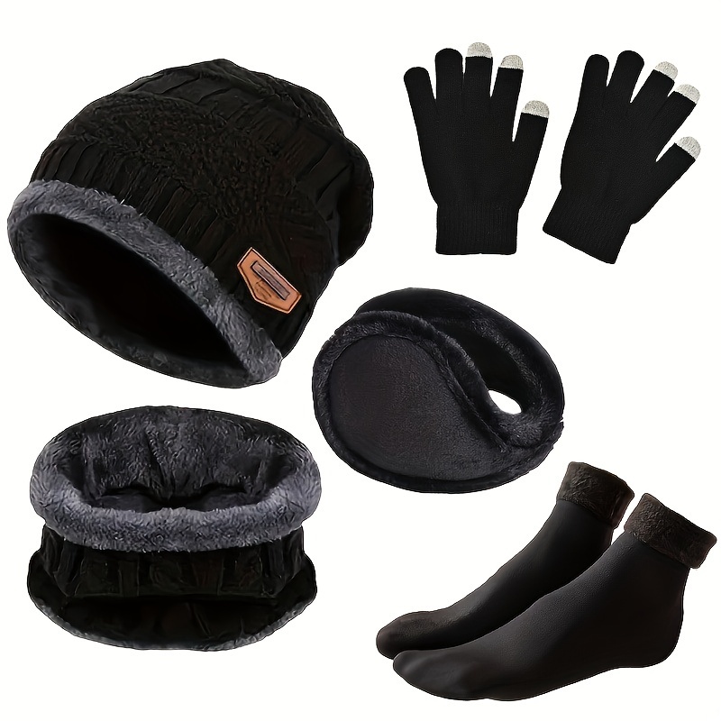 Men's winter hat, outdoor wint - Muffler Men Wool บทวิจารณ์และราคา