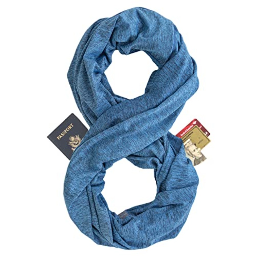 Infinity Travel Scarf Loop wit - Infinity Scarf Knit บทวิจารณ์และราคา