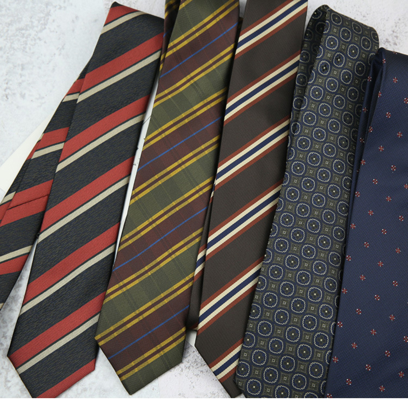 New Trendy Striped Neckties Fo - Skinny Tie Men บทวิจารณ์และราคา