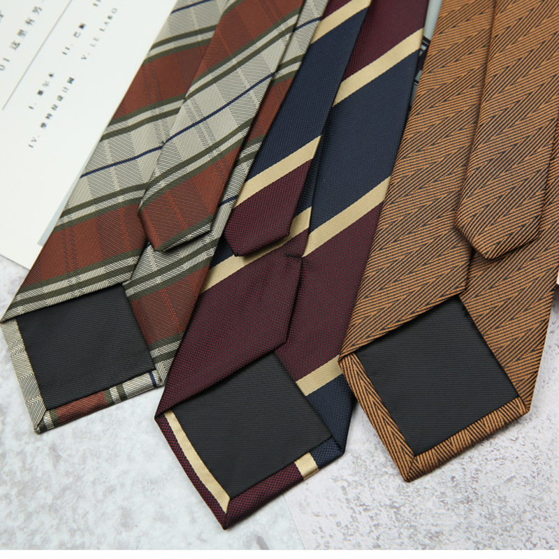 New Trendy Striped Neckties Fo - Skinny Tie Men บทวิจารณ์และราคา