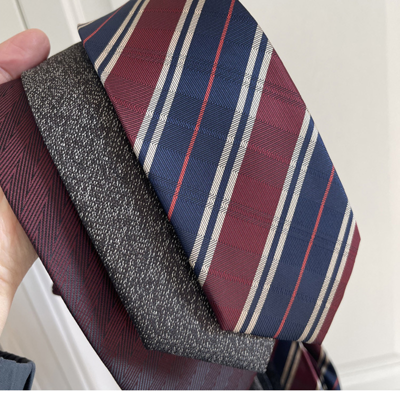 New Trendy Striped Neckties Fo - Skinny Tie Men บทวิจารณ์และราคา