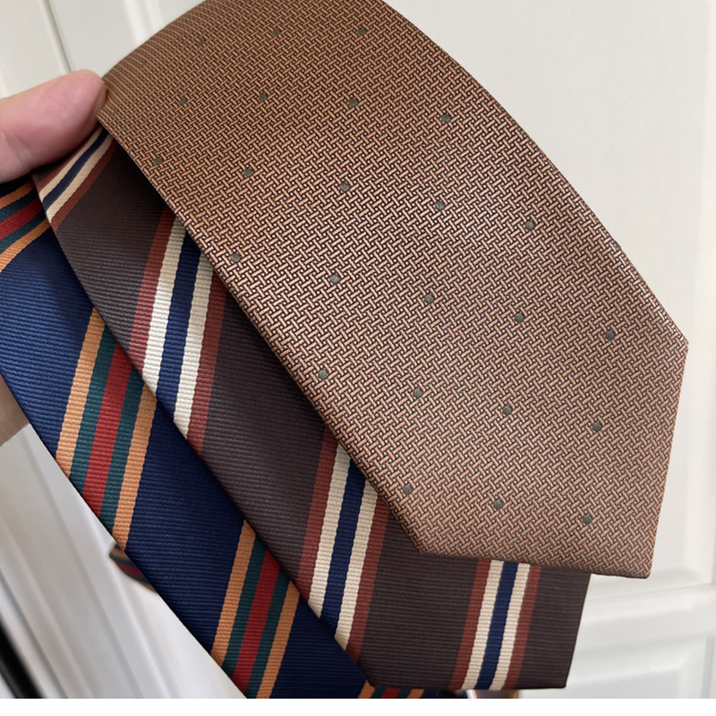 New Trendy Striped Neckties Fo - Skinny Tie Men บทวิจารณ์และราคา