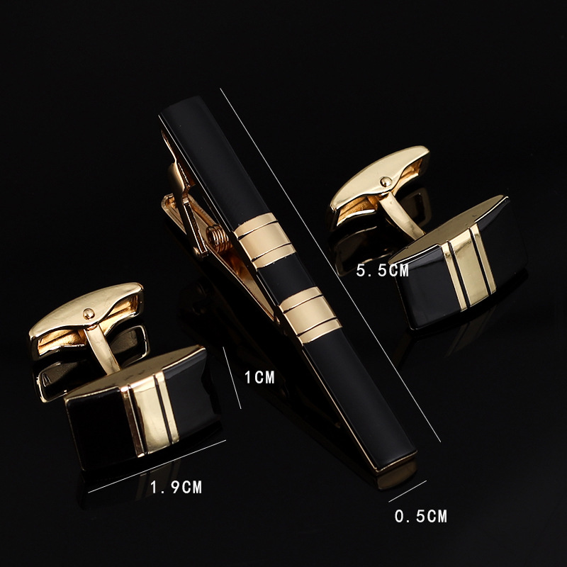 Mens Ties Clip Cufflinks Set S - Tie Bar Set Gift บทวิจารณ์และราคา