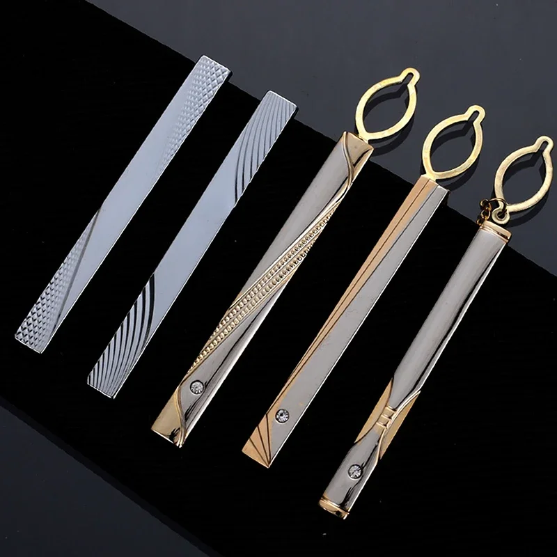 Men Metal Simple Necktie Buckl - Tie Clip Silver บทวิจารณ์และราคา