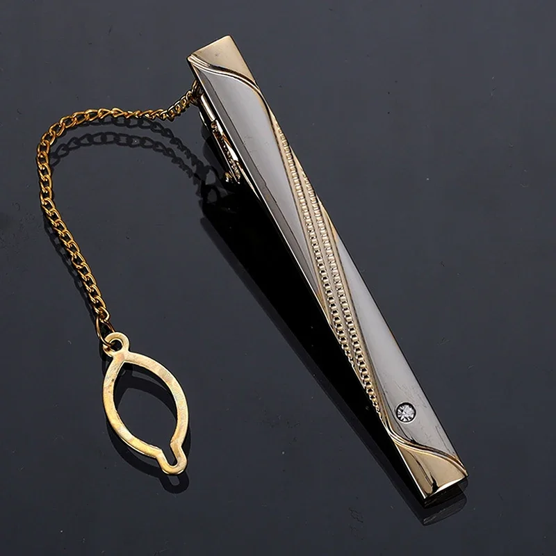 Men Metal Simple Necktie Buckl - Tie Clip Silver บทวิจารณ์และราคา