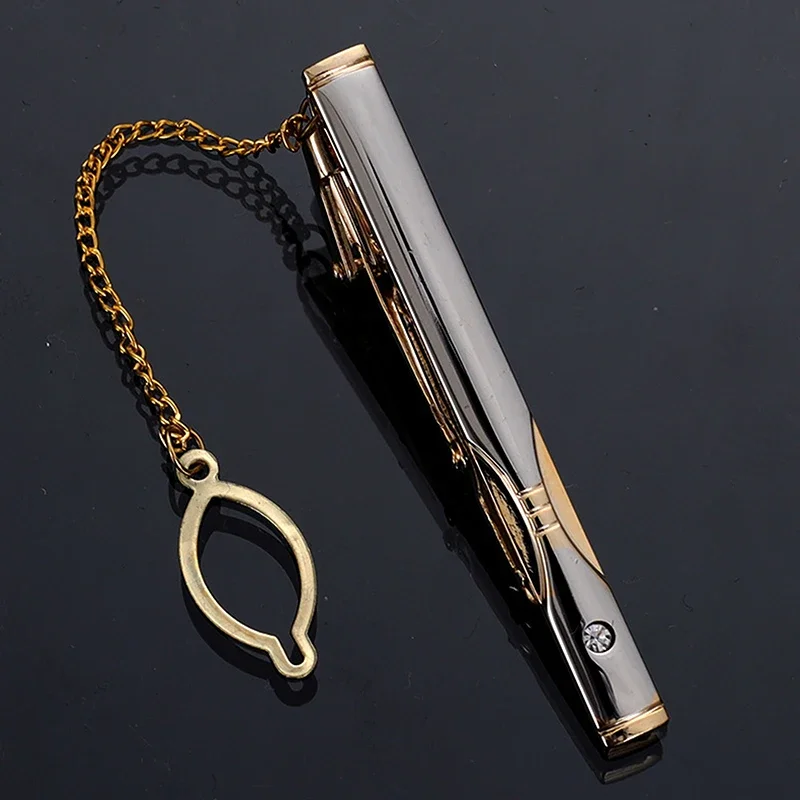 Men Metal Simple Necktie Buckl - Tie Clip Silver บทวิจารณ์และราคา