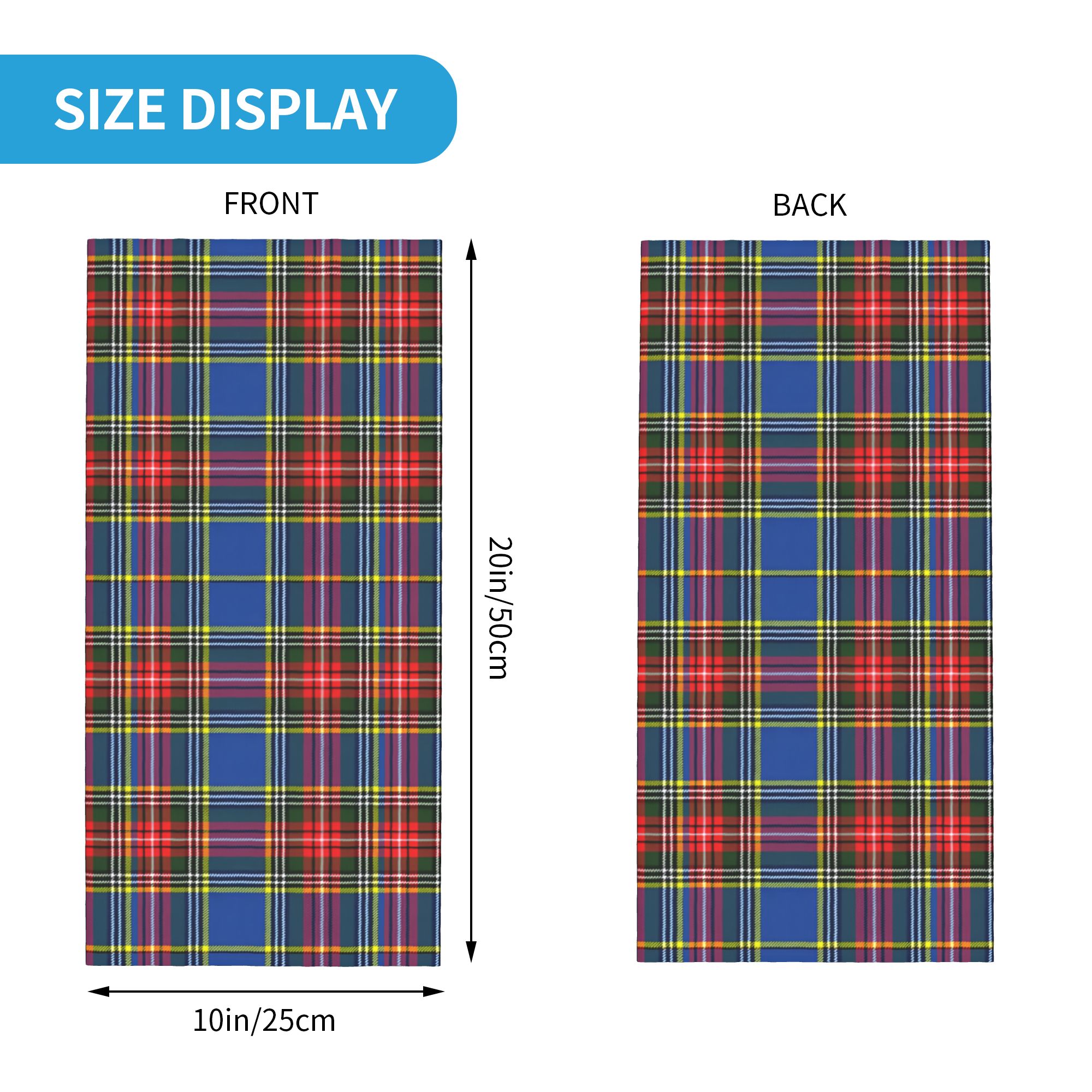 Custom Royal Tartan Plaid Wint - Neck Warmer Tube บทวิจารณ์และราคา