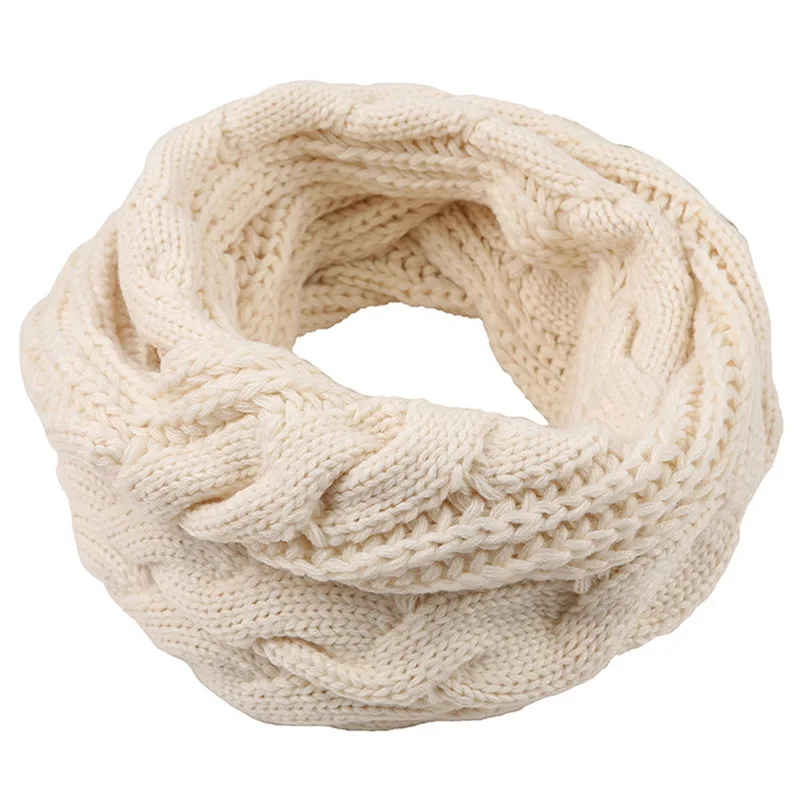 Men Women Boys Girls Thick Rib - Infinity Scarf Knit บทวิจารณ์และราคา
