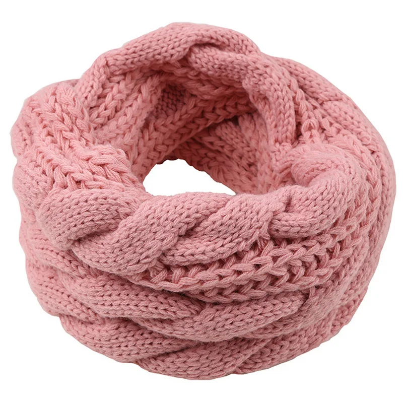 Men Women Boys Girls Thick Rib - Infinity Scarf Knit บทวิจารณ์และราคา
