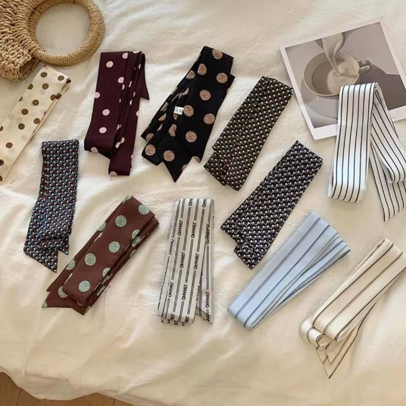Polka Dot and Striped Print Sc - Silk Tie Striped บทวิจารณ์และราคา