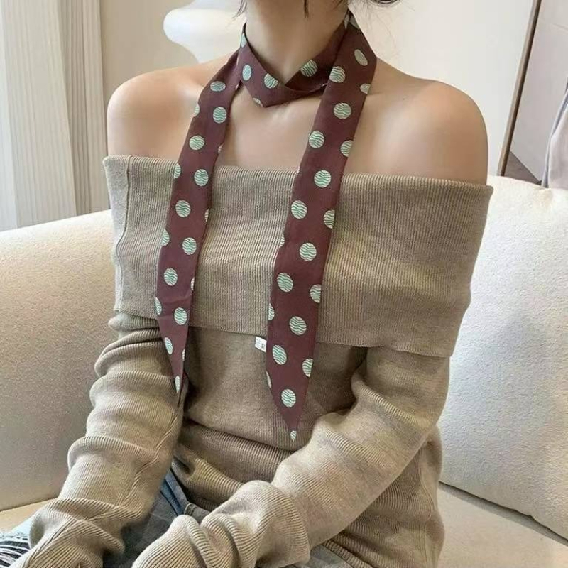 Polka Dot and Striped Print Sc - Silk Tie Striped บทวิจารณ์และราคา
