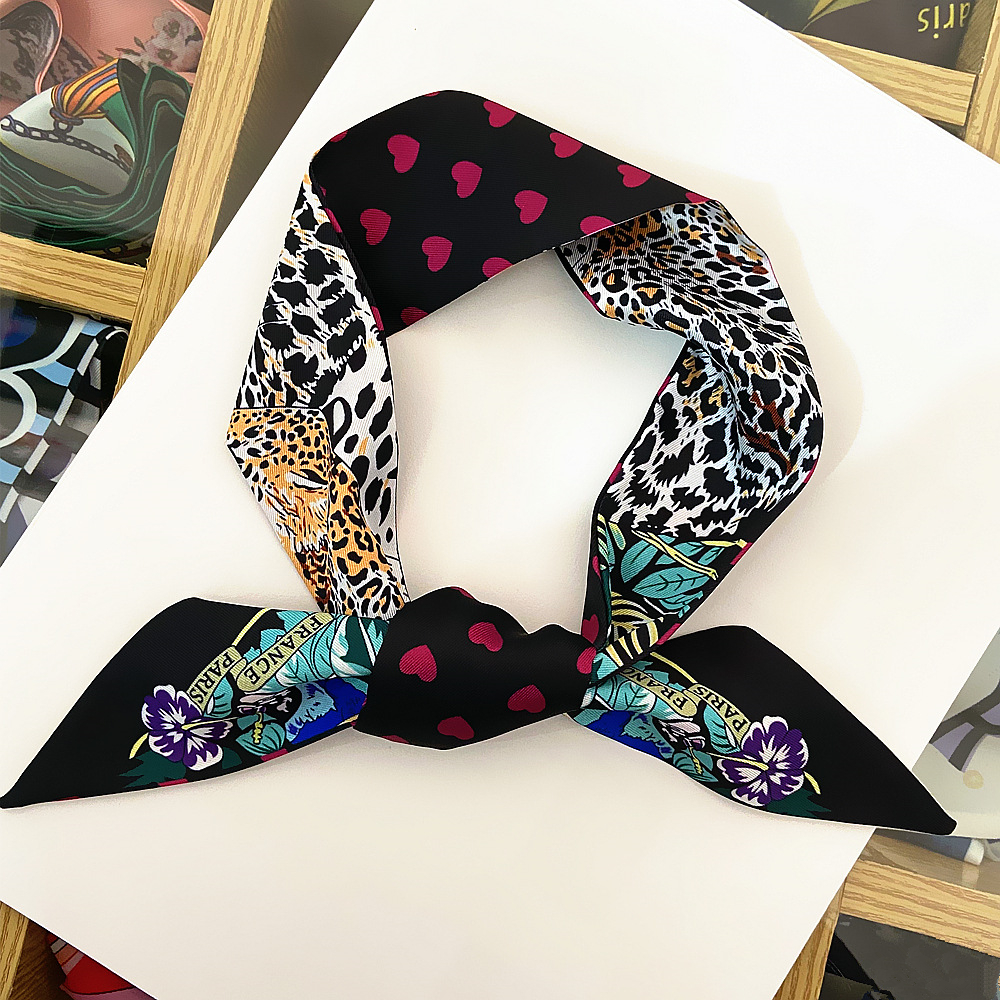 Brand Leopard Parrot Heart Sil - Head Wrap Turban บทวิจารณ์และราคา
