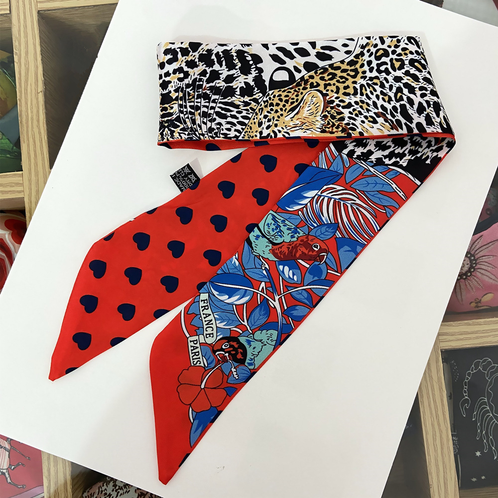 Brand Leopard Parrot Heart Sil - Head Wrap Turban บทวิจารณ์และราคา