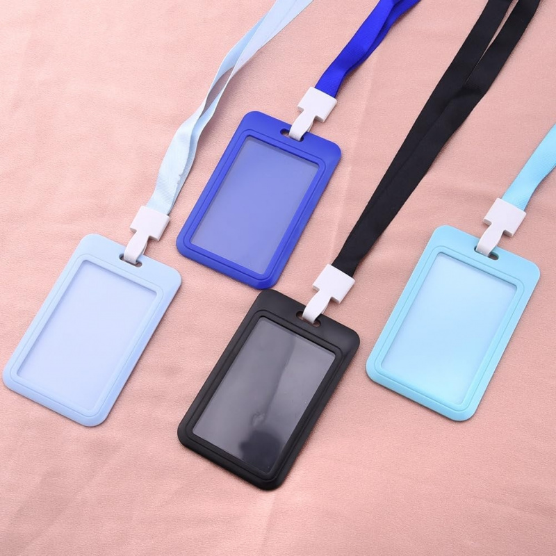 Colorful Sliding Vertical ID B - Lanyard Badge Holder บทวิจารณ์และราคา