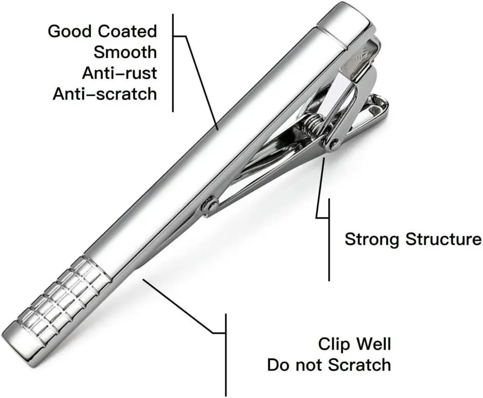 Tie Clips for Men, Classic Sty - Tie Bar Set Gift บทวิจารณ์และราคา