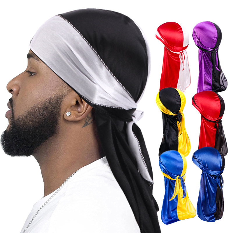 New Silky Durag Long Tail Head - Bandana Doo Rag บทวิจารณ์และราคา