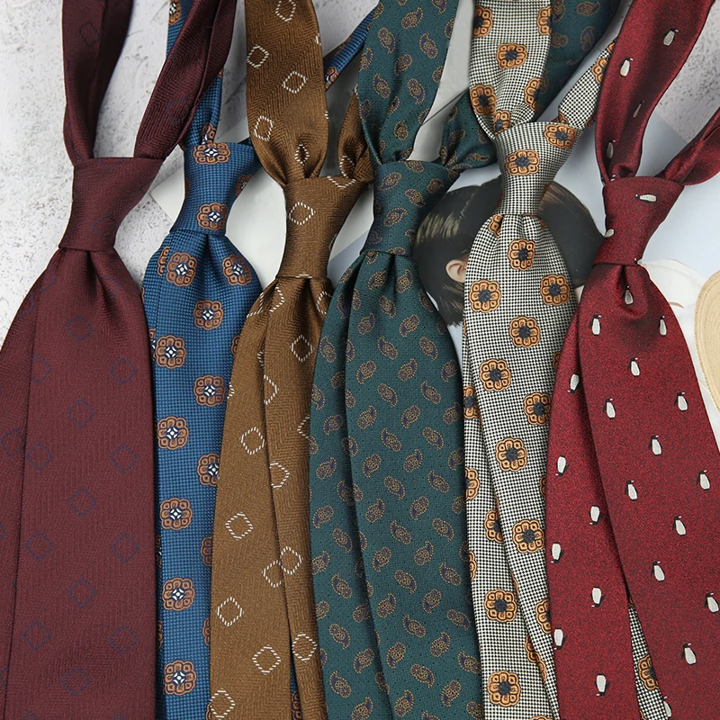 Linbaiway Business Floral Prin - Skinny Tie Men บทวิจารณ์และราคา