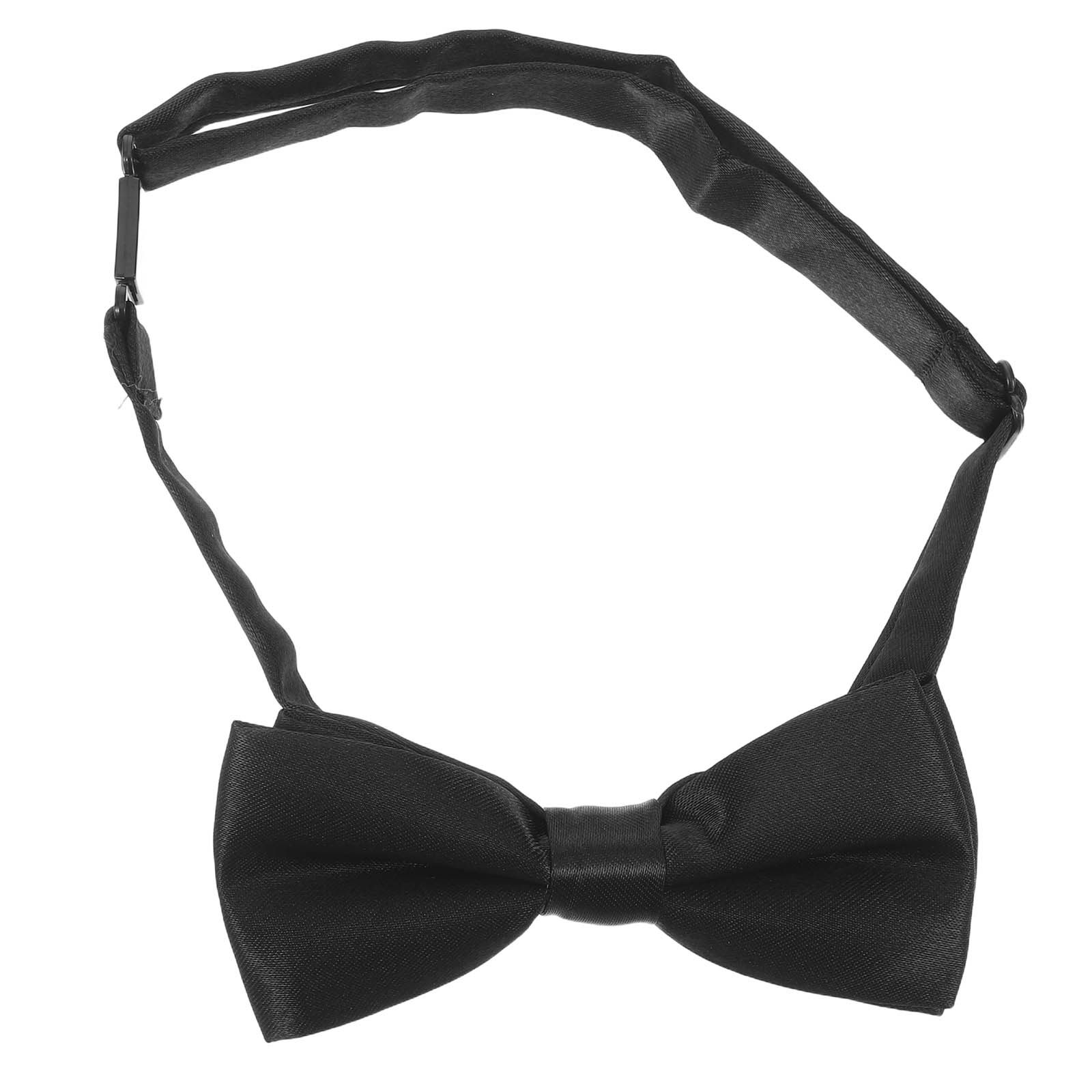 Adjustable Black Bow Tie for K - Bow Tie Pre Tied บทวิจารณ์และราคา