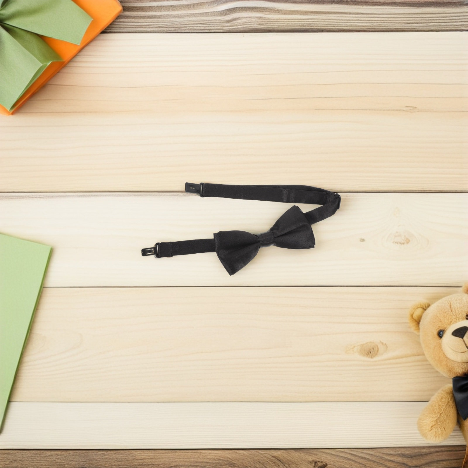 Adjustable Black Bow Tie for K - Bow Tie Pre Tied บทวิจารณ์และราคา