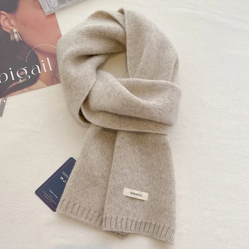 High Quality 100% Wool Scarf M - Muffler Men Wool บทวิจารณ์และราคา