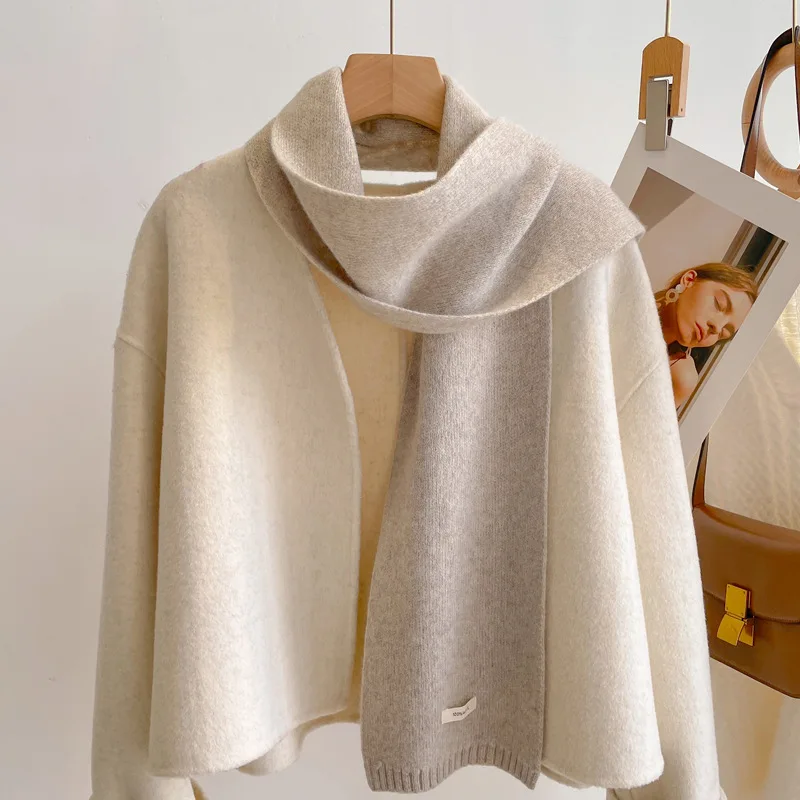 High Quality 100% Wool Scarf M - Muffler Men Wool บทวิจารณ์และราคา