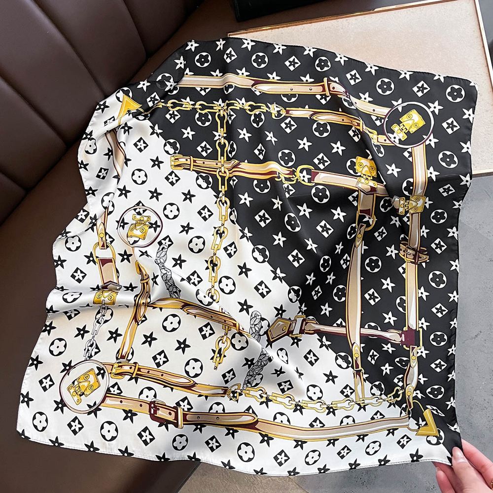 New Hot Sale Fashion 90X90cm P - Ascot Neck Scarf บทวิจารณ์และราคา