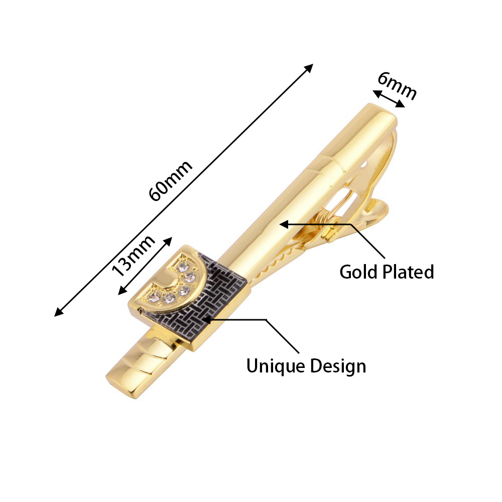 Gold Tone Cufflinks Tie Bar Se - Tie Bar Set Gift บทวิจารณ์และราคา
