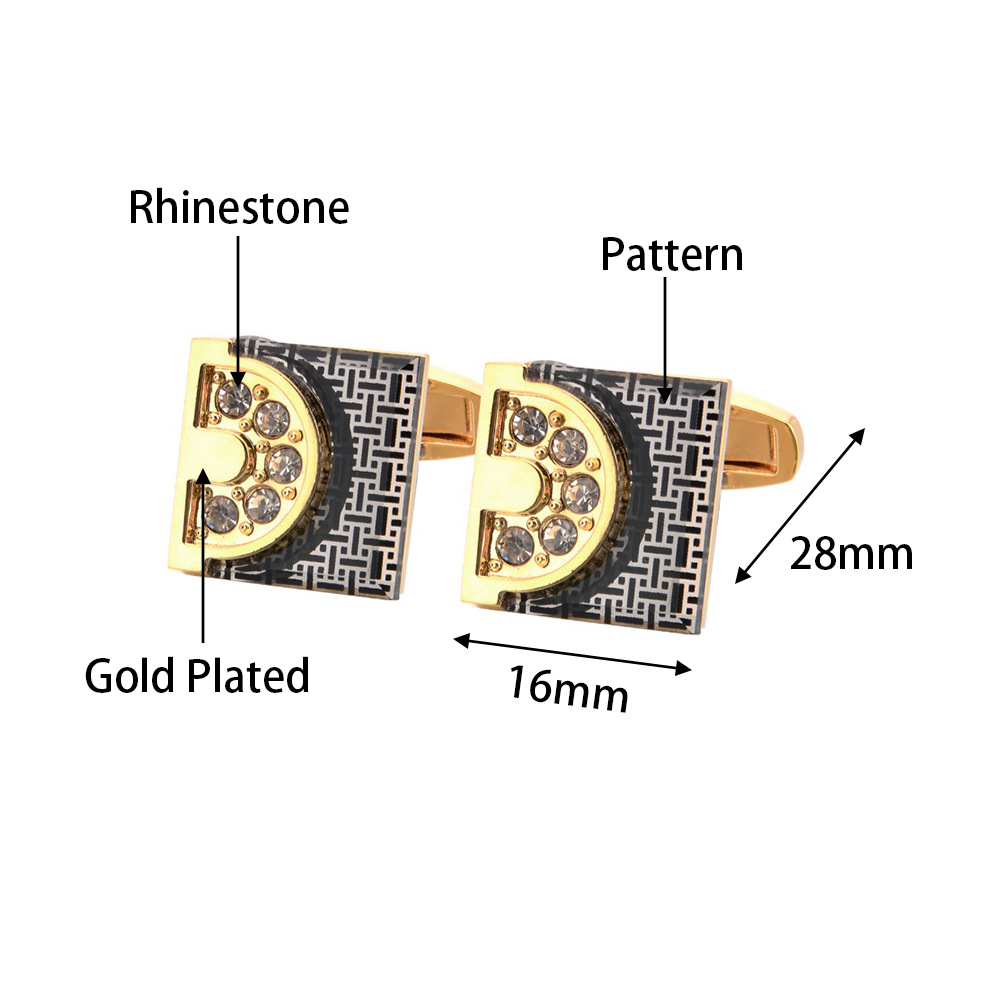 Gold Tone Cufflinks Tie Bar Se - Tie Bar Set Gift บทวิจารณ์และราคา