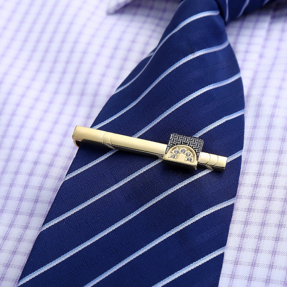 Gold Tone Cufflinks Tie Bar Se - Tie Bar Set Gift บทวิจารณ์และราคา
