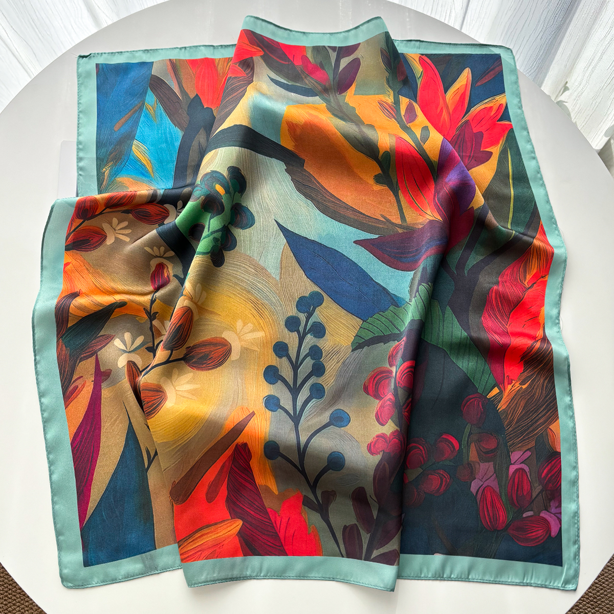 2026 Summer New Scarf Women Oi - Scarf Silk Square บทวิจารณ์และราคา