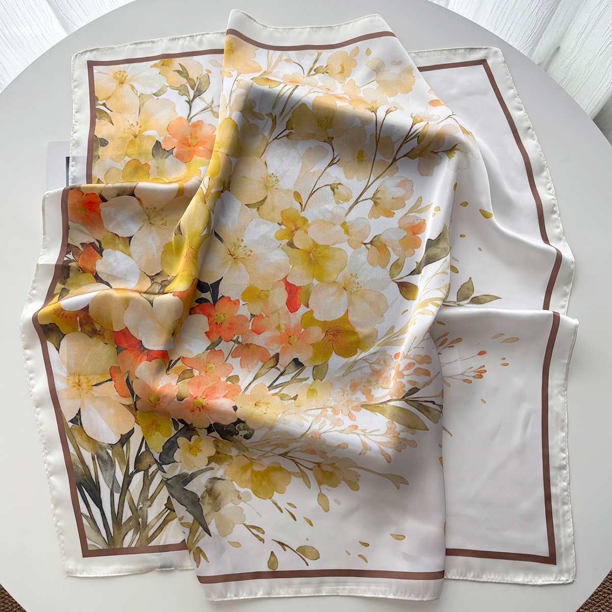 2026 Summer New Scarf Women Oi - Scarf Silk Square บทวิจารณ์และราคา